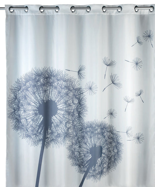 Wenko rideau de douche Astera Flex, polyester anti-moisissure