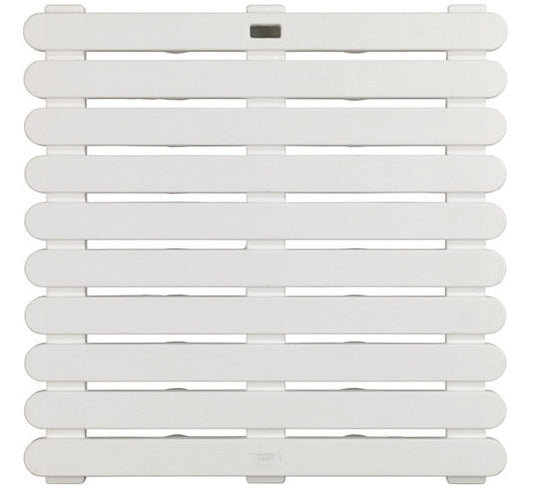 Grille de douche Wenko intérieure et extérieure, 55x55 cm blanche