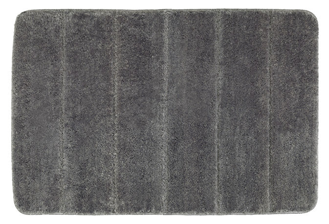 Wenko tapis de bain Steps gris souris, 65x55 cm