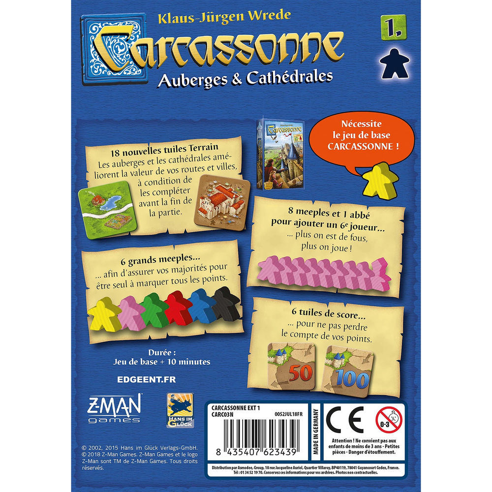 Hans im Glück Carcassonne - Auberges et Cathédrales (Ext. 1) (f)