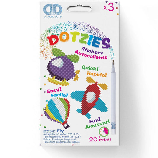 Diamond Painting Sticker Flugzeuge