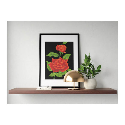 Diamond Painting Rote Rosen