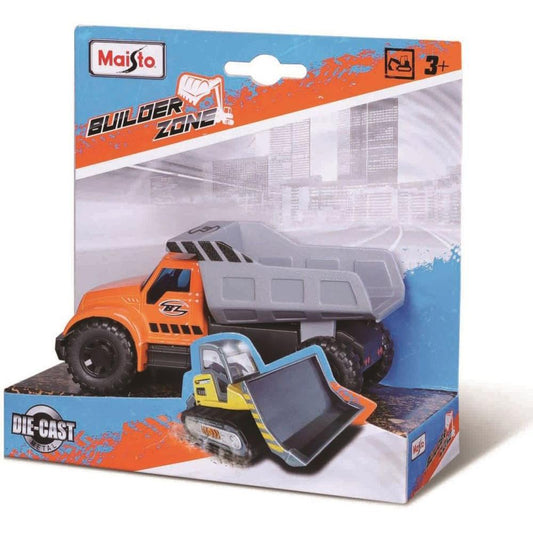 Véhicules de chantier Maisto Builder Zone, assortis
