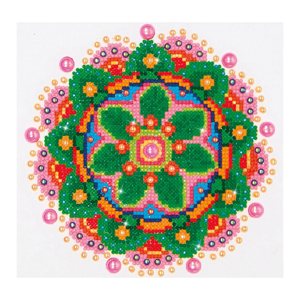 Diamond Painting Blumen Mandala