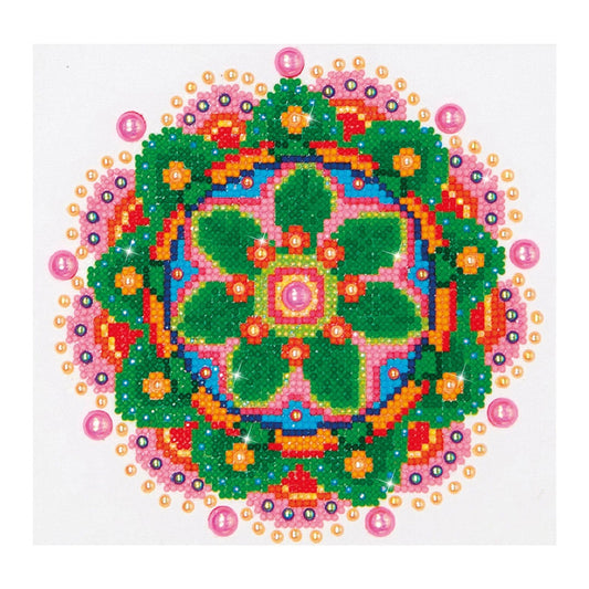 Diamond Painting Blumen Mandala
