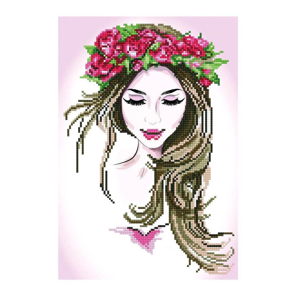 Diamond Painting Blumenhaarschmuck