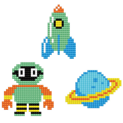 Diamond Painting Sticker Weltraum