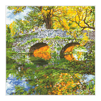 Diamond Painting Brücke