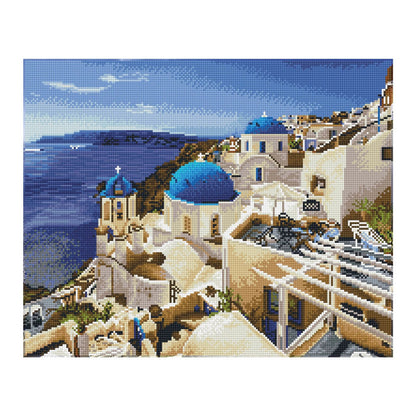 Diamond Painting Santorini