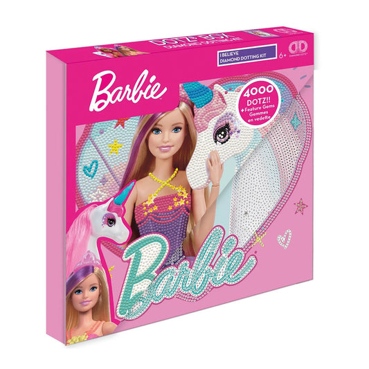 Diamond Painting Barbie mit Einhorn