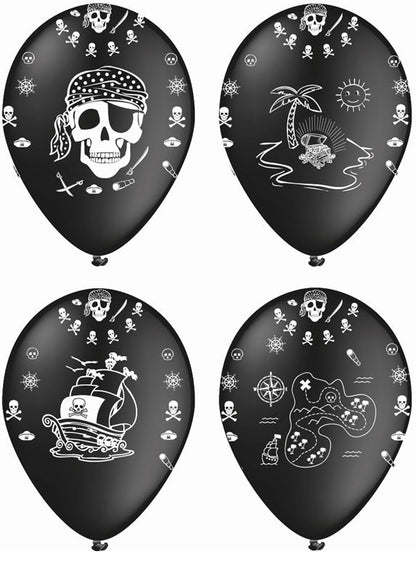 Ballons Pirate Vivalloons 8 pièces dans un sachet