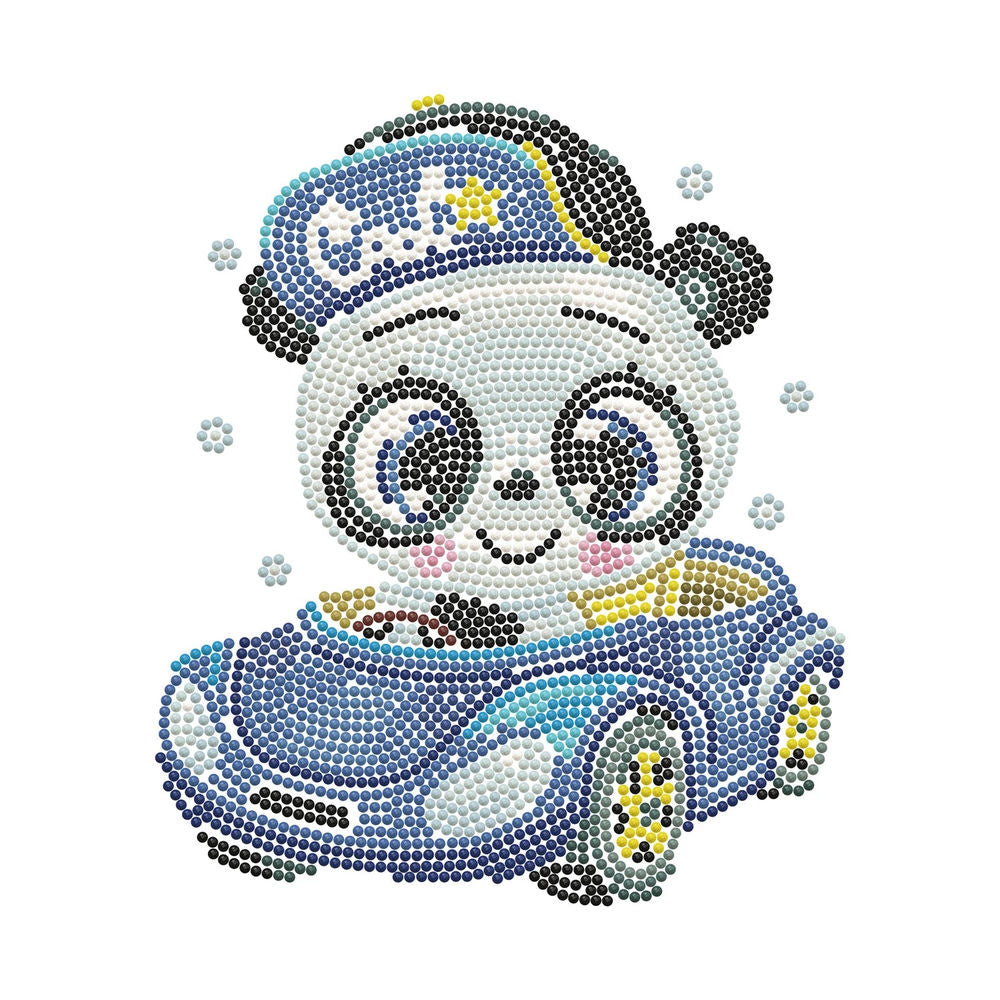 Diamond Painting Panda Auto