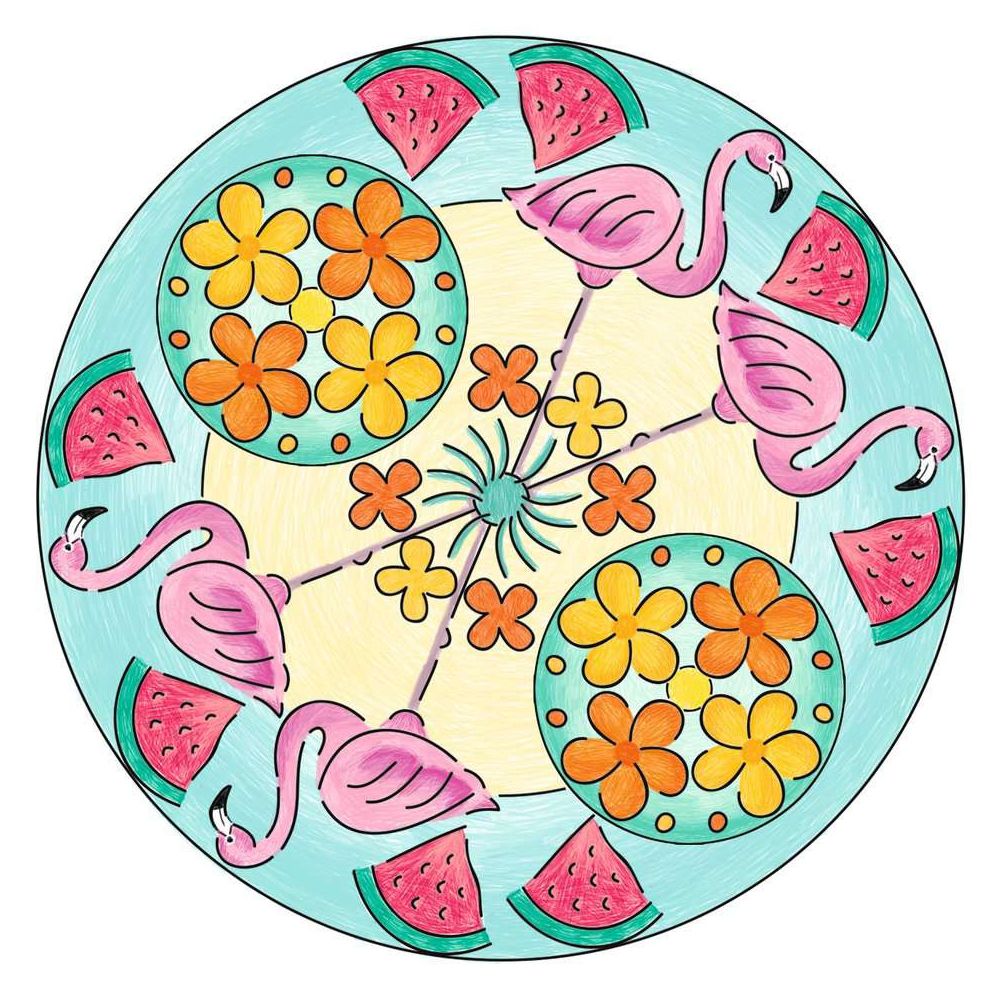 Ravensburger Mandala Designer Flamingo &amp; Friends