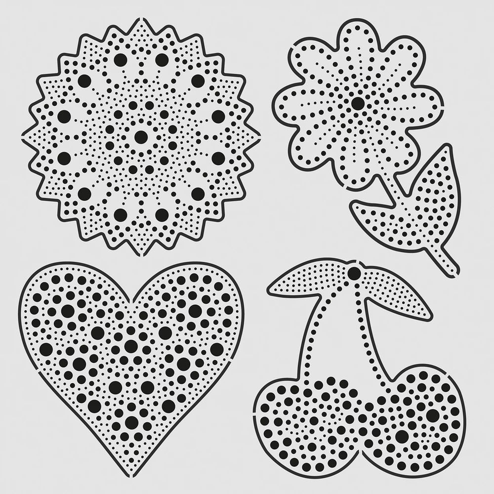 Punktmalerei Set Girly