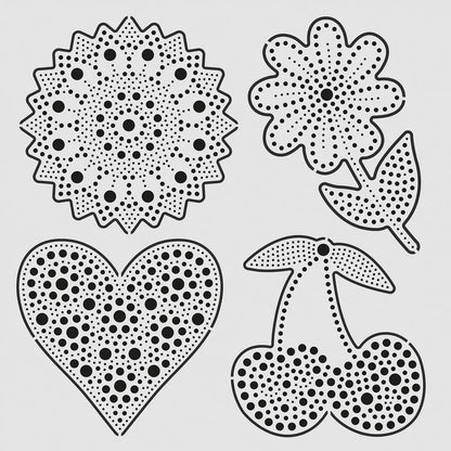 Punktmalerei Set Girly