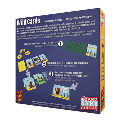 Board Game Circus Wild Cards (d,e)