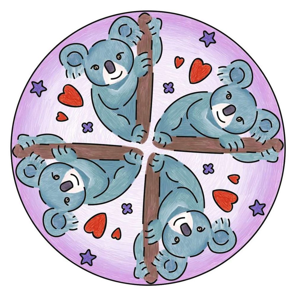 Ravensburger Mandala Designer Mini animaux mignons