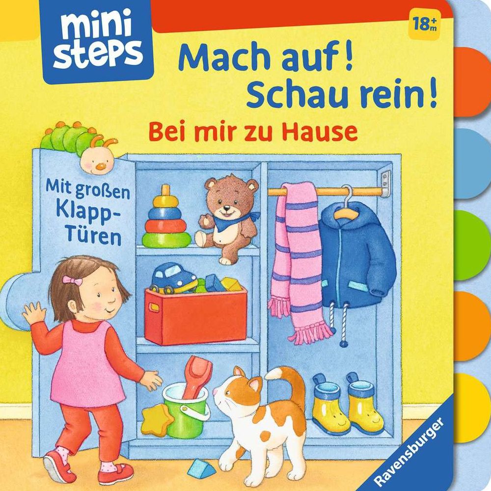 Ravensburger ministeps: Open up! Take a look! At my home