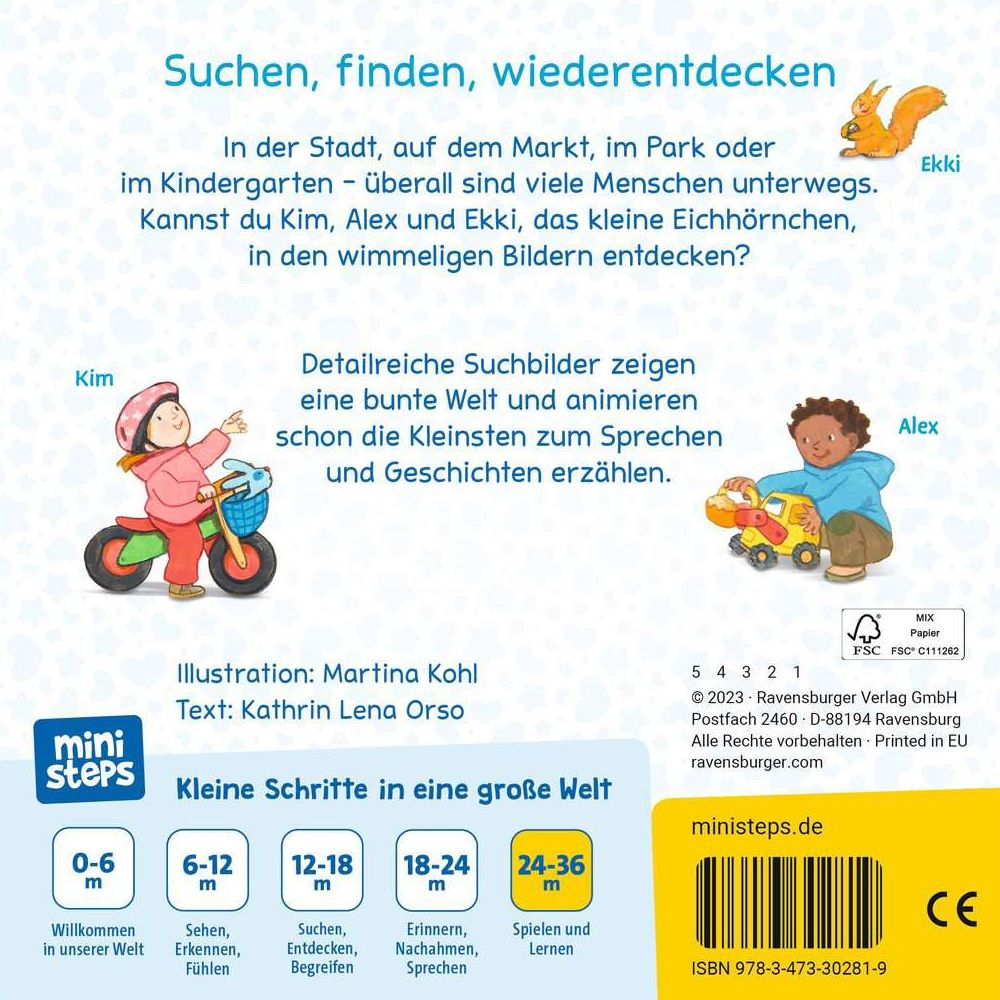 Ravensburger ministeps: Meine Welt ist kunterbunt