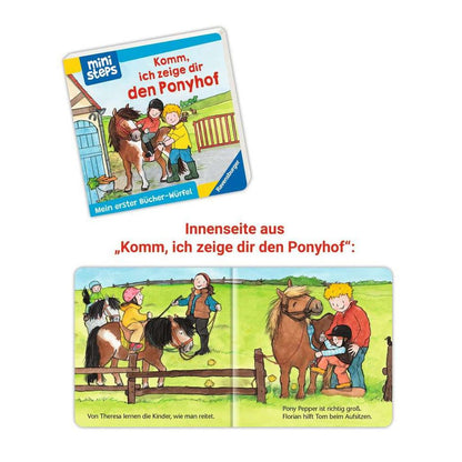 Minipas Ravensburger : Mon premier cube de livre : garderie, zoo et pompiers (coffret de livres)