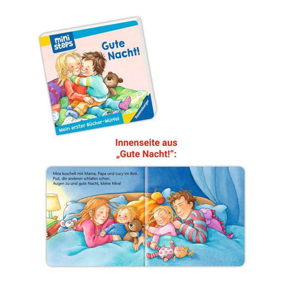 Minipas Ravensburger : Mon premier livre cube : pot, tétine, bonne nuit (coffret livre)