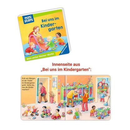 Minipas Ravensburger : Mon premier livre cube : pot, tétine, bonne nuit (coffret livre)