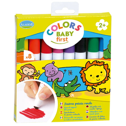 Aladine 8 Felt-Tip Pens Baby