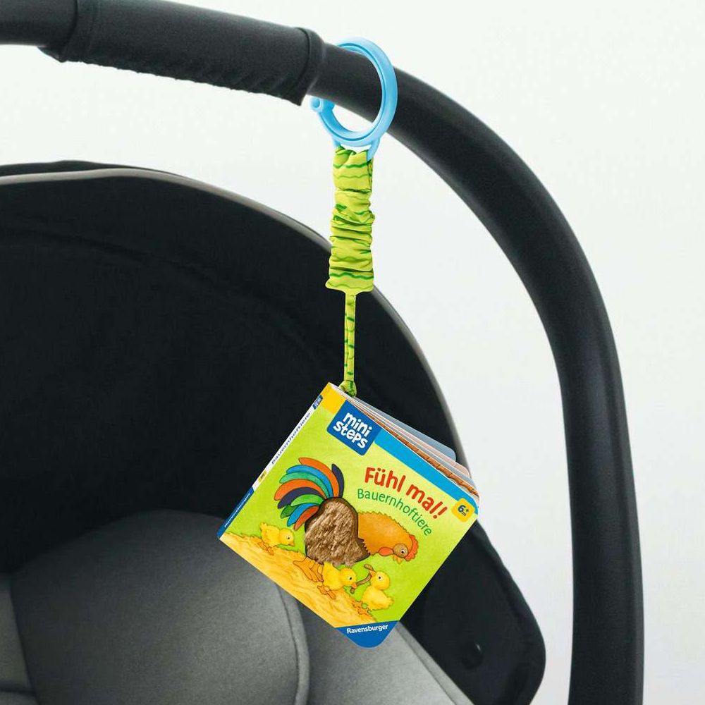 Minipas Ravensburger : Mon premier livre buggy : Ressentez-le ! Animaux de la ferme