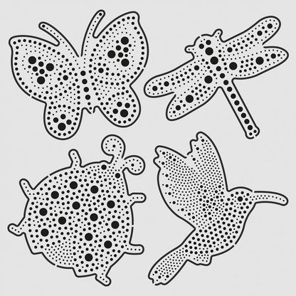 Punktmalerei Set Natur