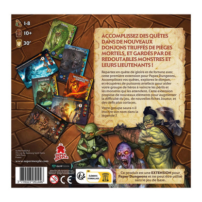 Super Meeple Paper Dungeons - Extension Side Quests