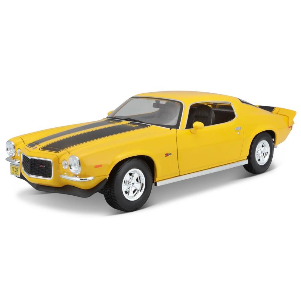 Maisto Chevrolet Camaro 1971 jaune 1/18