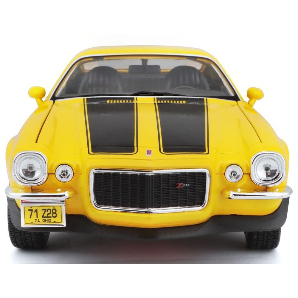Maisto Chevrolet Camaro 1971 jaune 1/18
