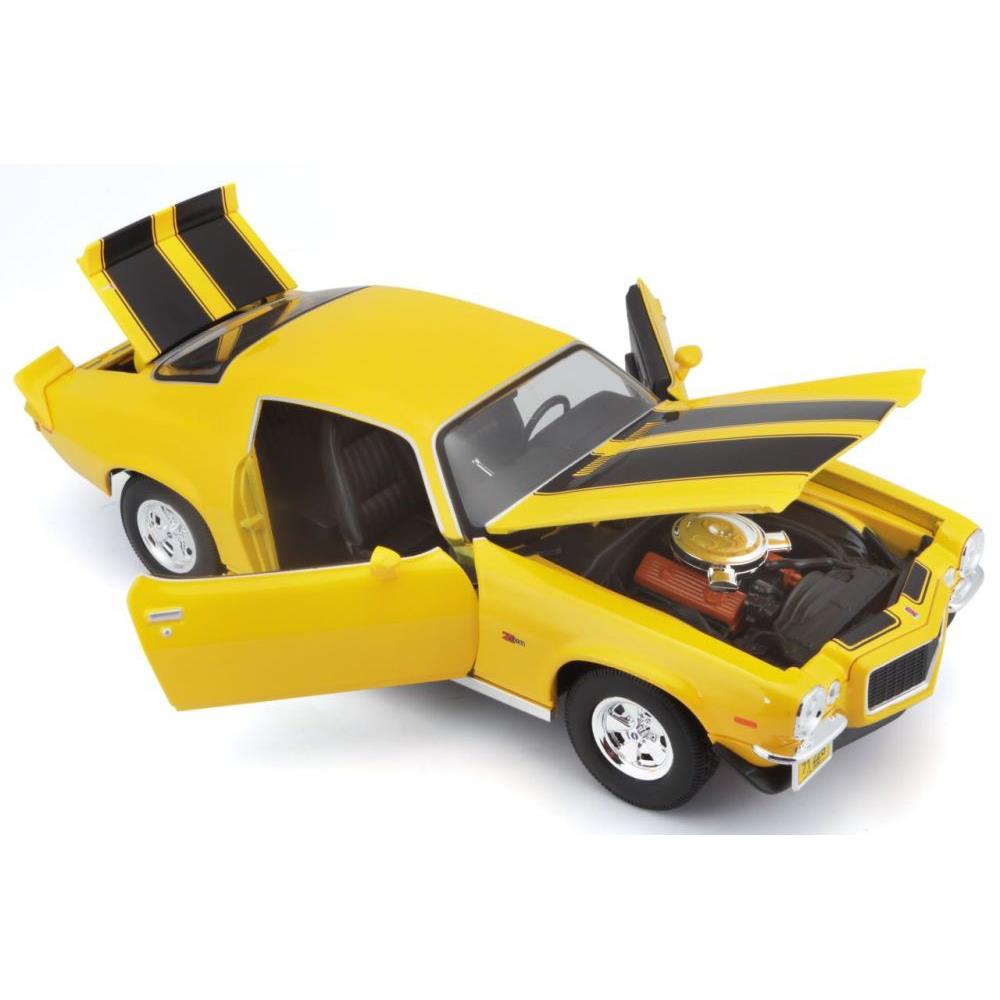 Maisto Chevrolet Camaro 1971 jaune 1/18