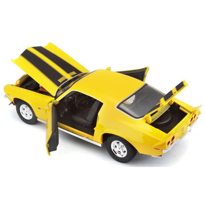 Maisto Chevrolet Camaro 1971 jaune 1/18