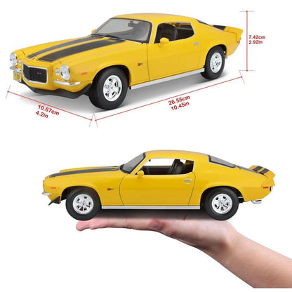 Maisto Chevrolet Camaro 1971 jaune 1/18