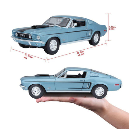 Maisto Ford Mustang GT Cobra 1968 bleue 1/18