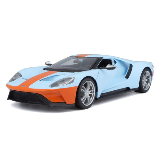 Maisto Ford GT 2017 orange/bleu 1/18