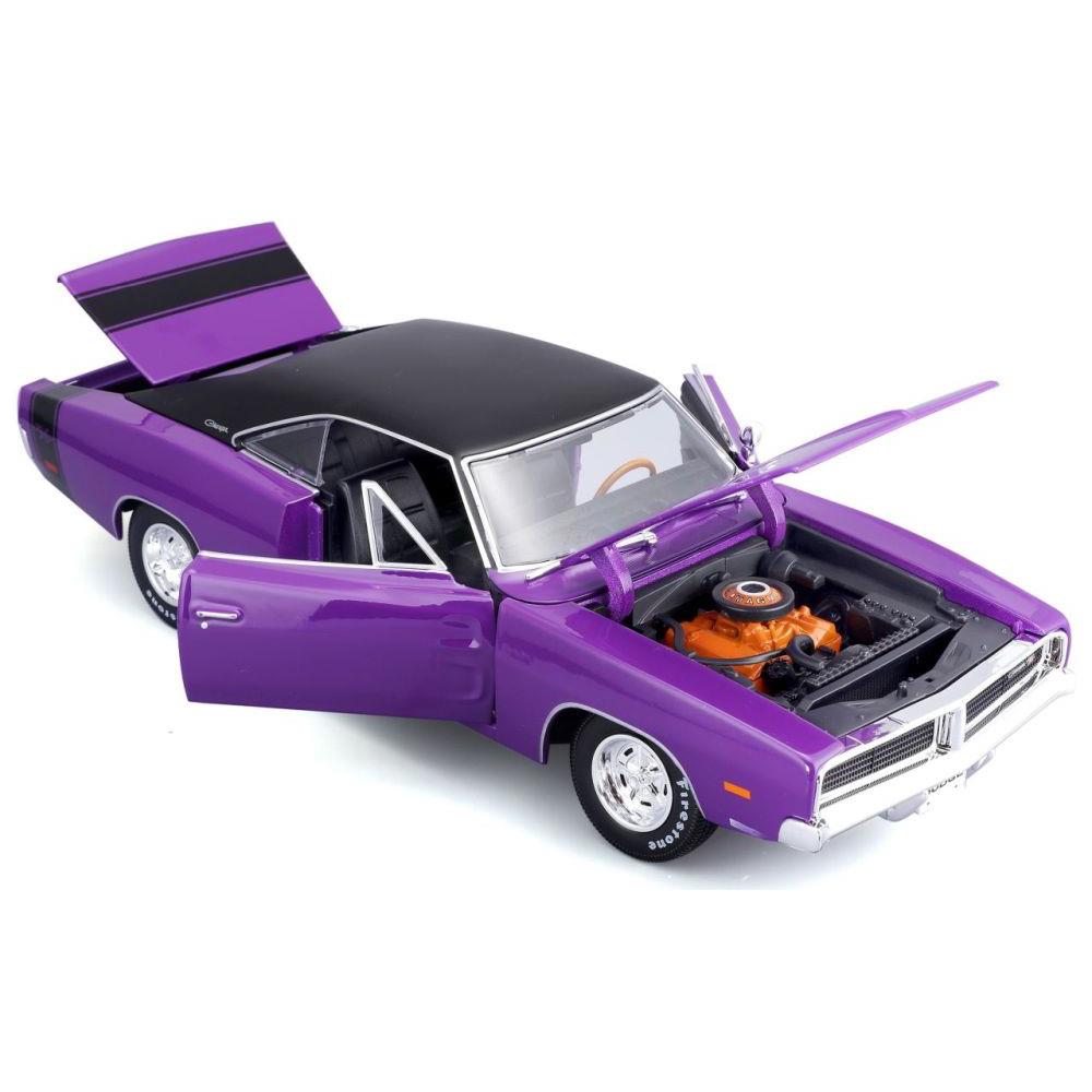 Maisto Dodge Charger R/T 1969 1/18 violette