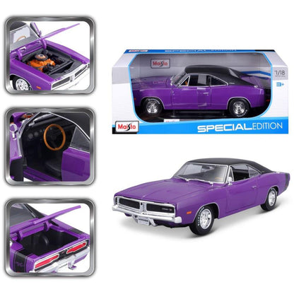 Maisto Dodge Charger R/T 1969 1/18 violette
