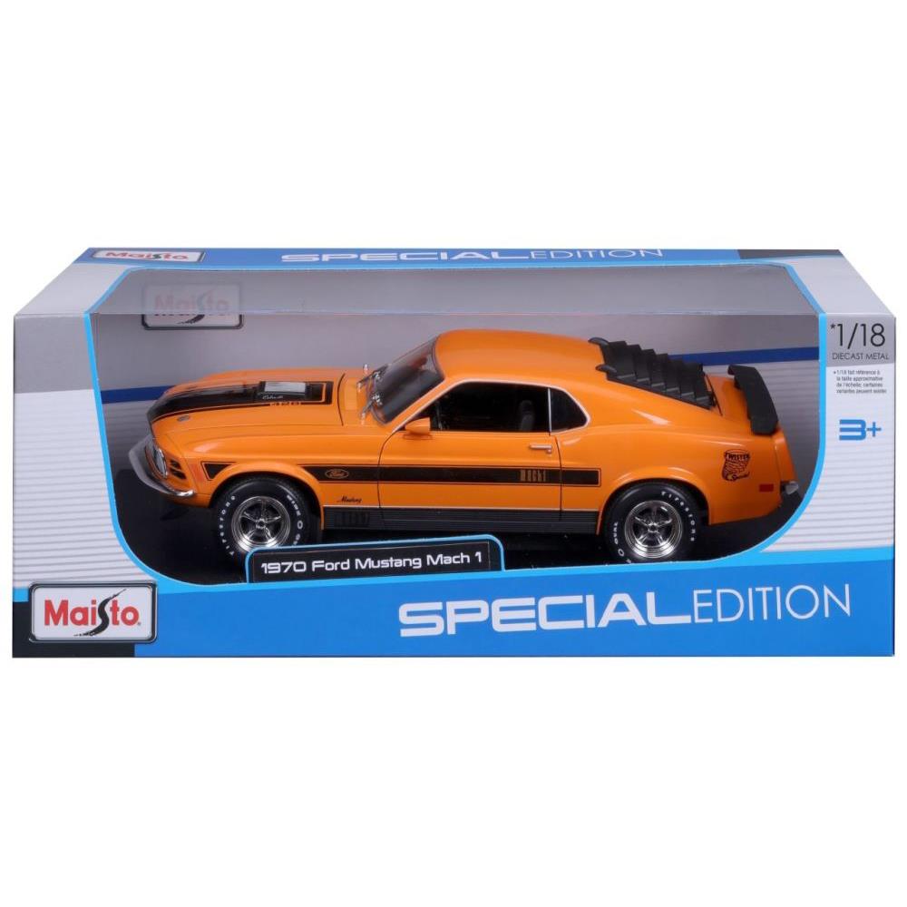 Maisto Ford Mustang Mach 1 1970, orange, 1:18