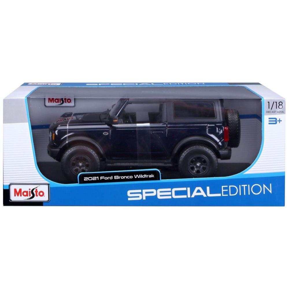 Maisto Ford Bronco Wildtrak 2021 1/18 bleue