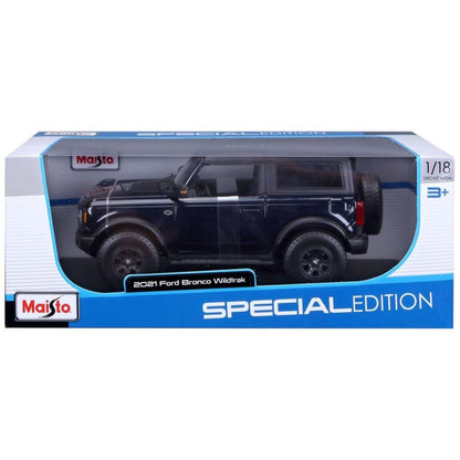 Maisto Ford Bronco Wildtrak 2021 1/18 bleue