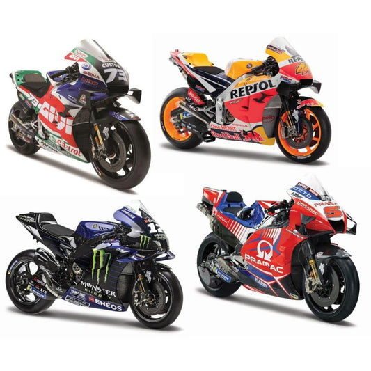 Maisto Racing Bikes 1/18 assortis, 1 pièce.