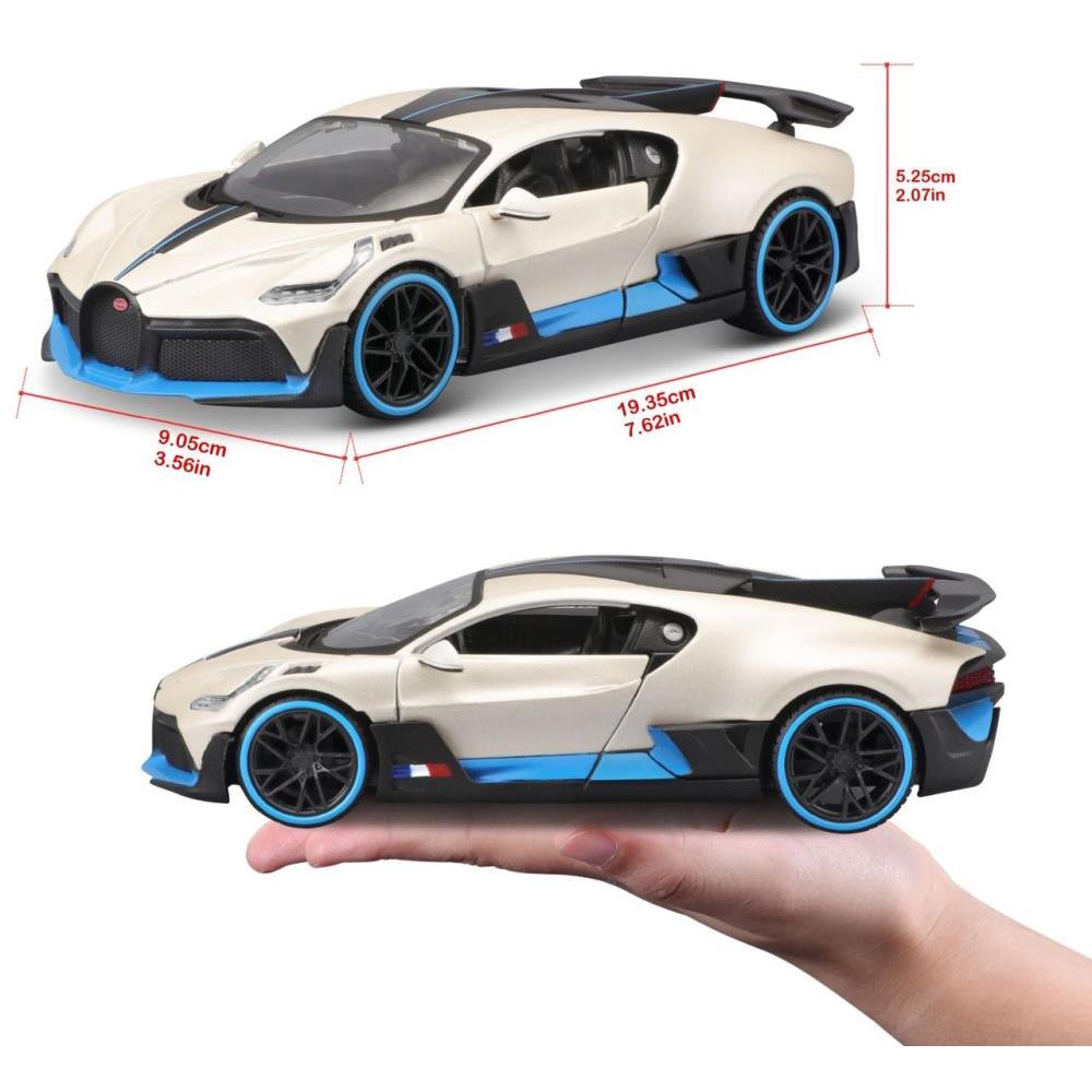 Maisto Bugatti Divo, 1:24, blanc métallisé