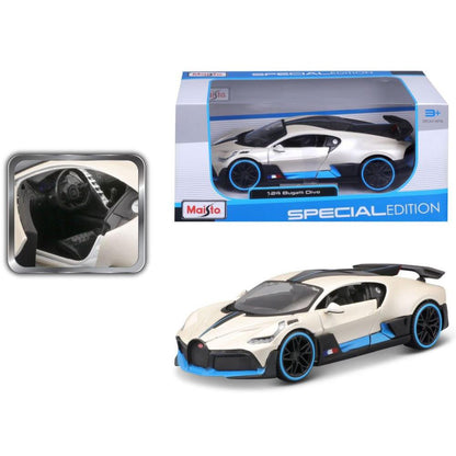 Maisto Bugatti Divo, 1:24, blanc métallisé
