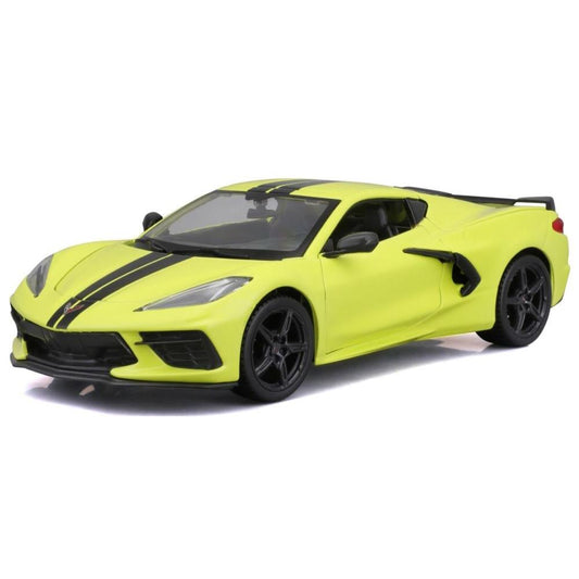 Maisto Chevrolet Corvette Stingray Coupé 2020, jaune, 1:24