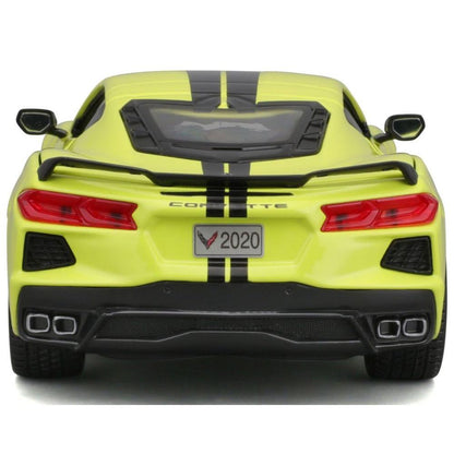 Maisto Chevrolet Corvette Stingray Coupé 2020, jaune, 1:24
