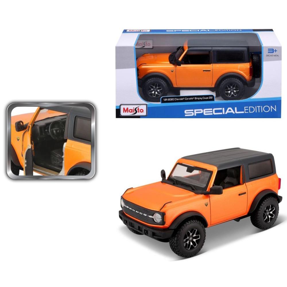 Maisto Ford Bronco Badlands 2021, orange, 1:24