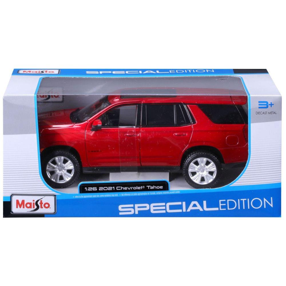 Maisto Chevrolet Tahoe 2021 1/24 rouge