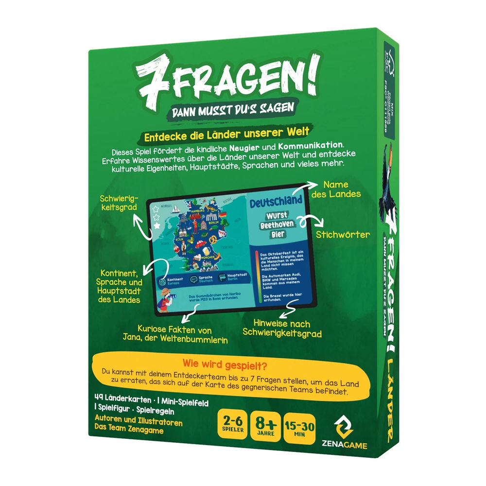 7 Fragen! Länder